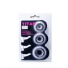 titan set 3 pcs cock ring noir 2.8 + 2.4 + 1.9 cm