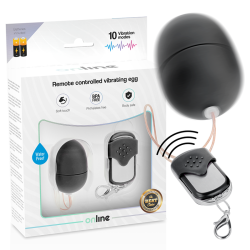 oeuf vibrant télécommande s noir