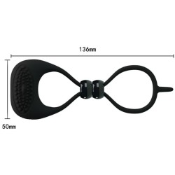 double anneau pour pénis et testicules