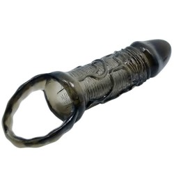 gaine dextension de pénis avec sangle pour testicules 11.5 cm