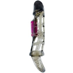 manchon dextension de pénis de avec vibration et sangle 13.5 cm