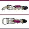 manchon dextension de pénis de avec vibration et sangle 13.5 cm