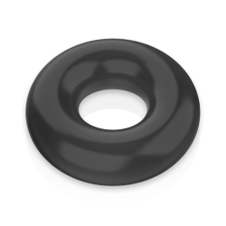 anneau pénis super flexible et résistant 4,5cm noir
