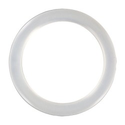 plus bague blanc - m