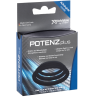 plus lot de 3 anneaux noir - s, m, l