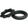 kit 2 anneaux fleuri en silicone