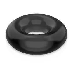 anneau pénis super flexible et résistant 4,5cm noir