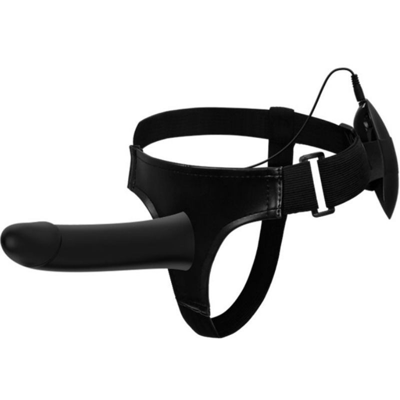 vito strap on avec gode creux et vibration 17.3 cm vito strap on avec gode creux et vibration 17.3 cm