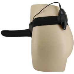 vito strap on avec gode creux et vibration 17.3 cm