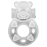 26 anneau de vibrateur transparent bunny