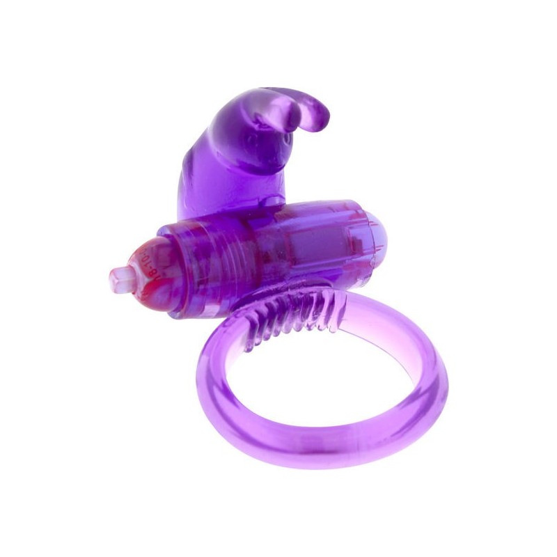 anneau vibrateur en silicone lilas