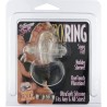 anneau vibrateur en silicone transparent