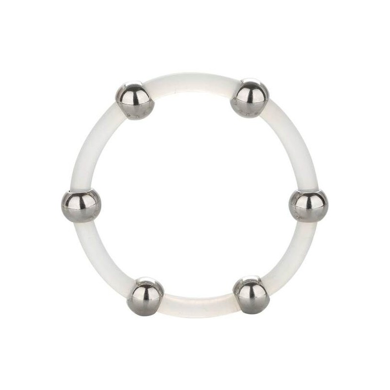 bague en silicone perlée acier xl bague en silicone perlée acier xl