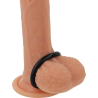 anneau pénis super flexible et résistant 3,5cm noir