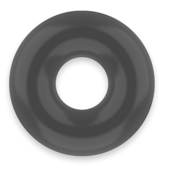 anneau pénis super flexible et résistant 3,5cm noir
