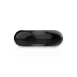 anneau pénis super flexible et résistant 3,5cm noir