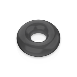 anneau pénis super flexible et résistant 3,5cm noir
