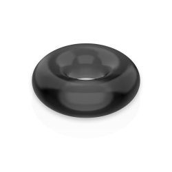 anneau pénis super flexible et résistant 3,5cm noir