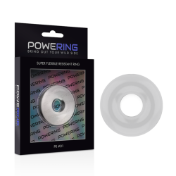 anneau pénis super flexible et résistant 3,5cm clair