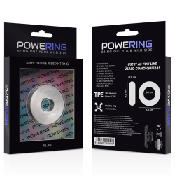anneau pénis super flexible et résistant 3,5cm clair