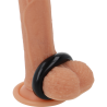anneau pénis super flexible et résistant 5cm pr03 noir