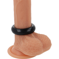 anneau pénis super flexible et résistant 3.8cm pr04 noir