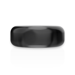 anneau pénis super flexible et résistant 3.8cm pr04 noir