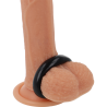 anneau pénis super flexible et résistant 3.8cm pr04 noir