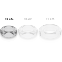 anneau pénis super flexible et résistant 3,8cm pr04 clair
