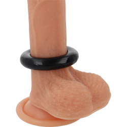 anneau pénis super flexible et résistant 4,8cm pr05 noir