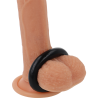anneau pénis super flexible et résistant 4,8cm pr05 noir
