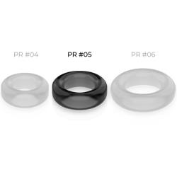 anneau pénis super flexible et résistant 4,8cm pr05 noir