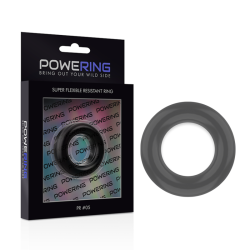 anneau pénis super flexible et résistant 4,8cm pr05 noir