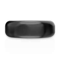 anneau pénis super flexible et résistant 4,8cm pr05 noir