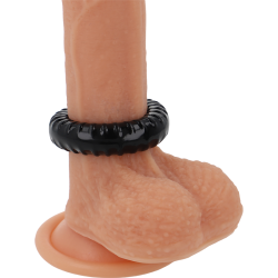 anneau pénis super flexible et résistant 4,5cm pr07 noir