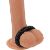 anneau pénis super flexible et résistant 4,5cm pr07 noir