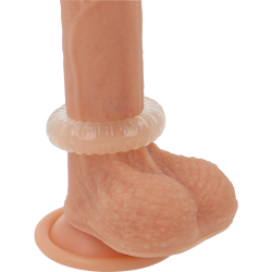 powering- anneau pénis super flexible et résistant 4,5cm pr07 clair
