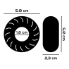 anneau pénis super flexible et résistant 5cm pr08 clair