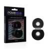 anneau pénis double super flexible et résistant pr09 noir