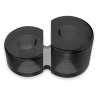 anneau pénis double super flexible et résistant pr09 noir