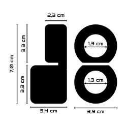 double anneau pénis super flexible et résistant pr09 clair