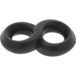 anneau pénis et testicules super flexible et résistant pr12 noir
