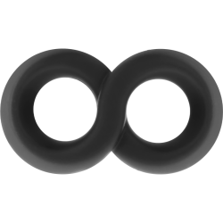 anneau pénis et testicules super flexible et résistant pr12 noir