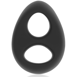 anneau pénis et testicules super flexible et résistant pr13 noir