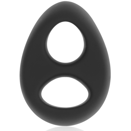 anneau pénis et testicules super flexible et résistant pr13 noir