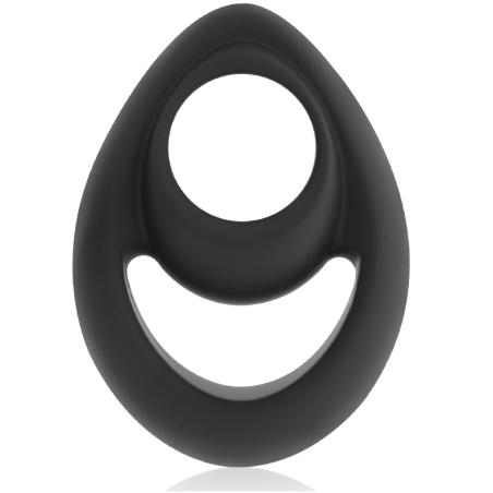 anneau pénis et testicules super flexible et résistant pr14 noir