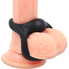 anneau pénis et testicules super flexible et résistant pr14 noir