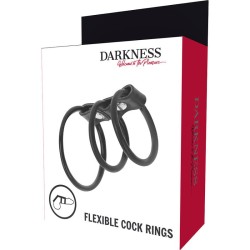 ensemble de 3 anneaux pénis flexibles