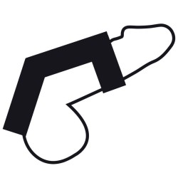 anneau de pénis et testicules réglable en cuir