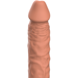 extension de pénis marron en silicone liquide v5